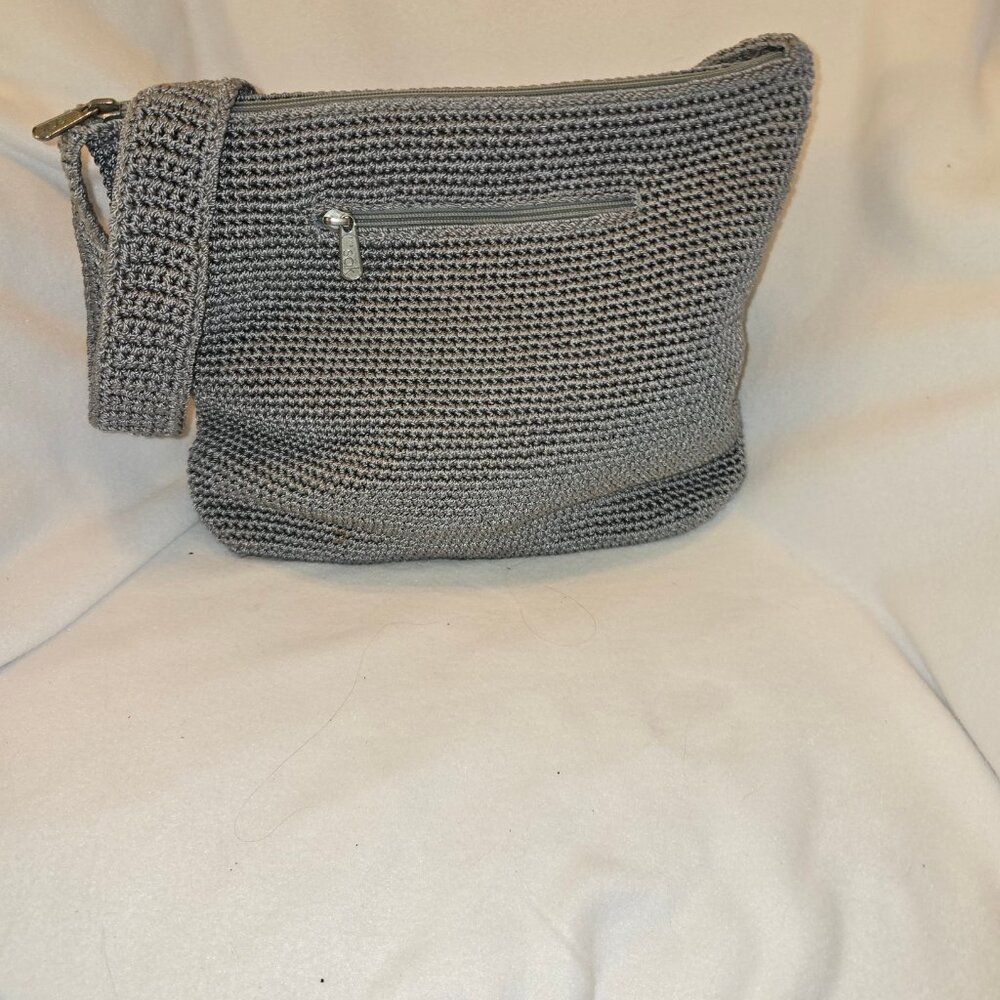 The Sak Crochet Should Bag Gray Grey